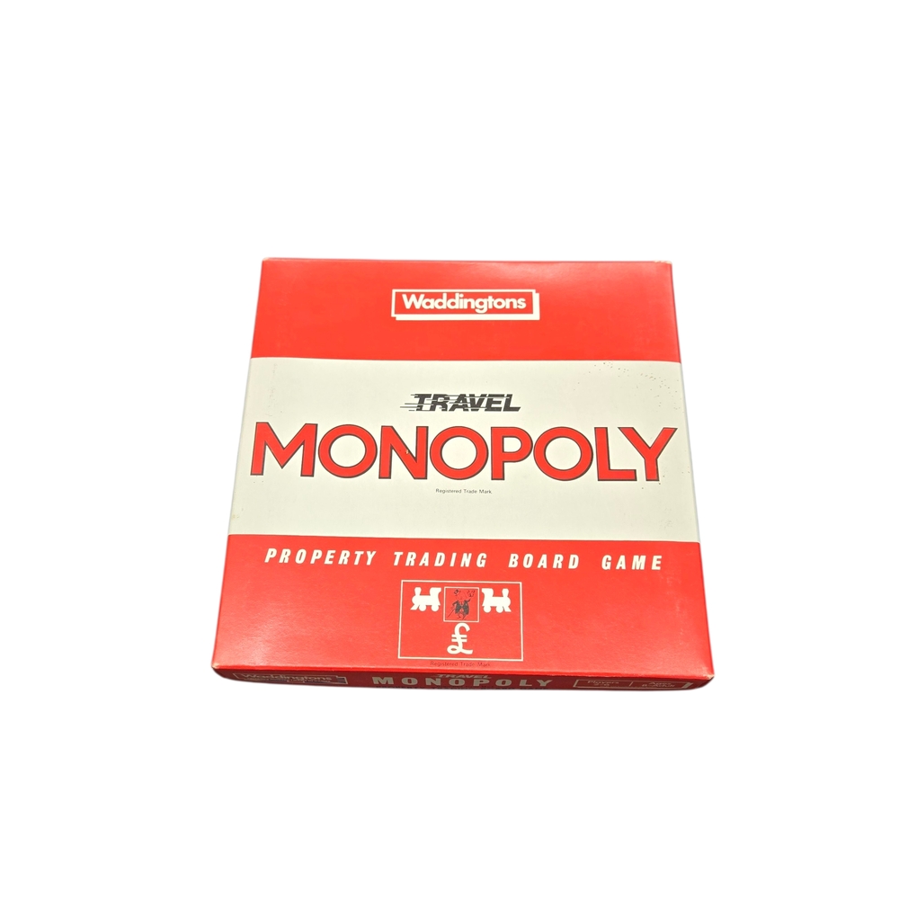 Travel Monopoly Board Game - Red and White